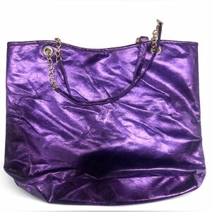 Kim Kardashian Purple tote bag